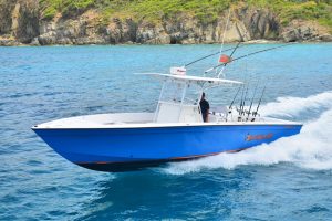37 ft Calypso Boat backlash front